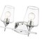Z-Lite Joliet 2 Light Vanity, Chrome & Clear 473-2V-CH - alternate 7